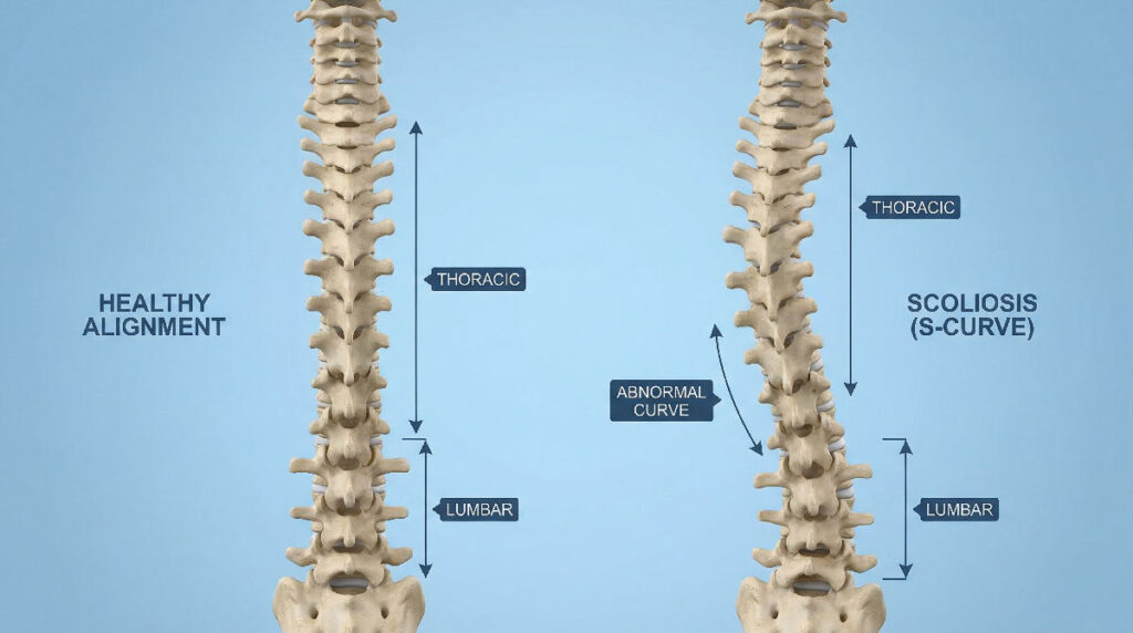 Epidural ve spinal anestezi uygulama bölgelerini gösteren anatomik omurga illüstrasyonu